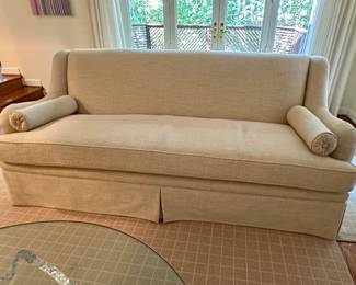 O'Henry House custom upholstered single cushion sofa
