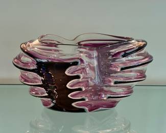 Richard Royal Studios. c.1987 (American, born 1952) Richard Royal worked as a glass sculptor at the Pilchuk Glass School and with Dale Chilhuly.