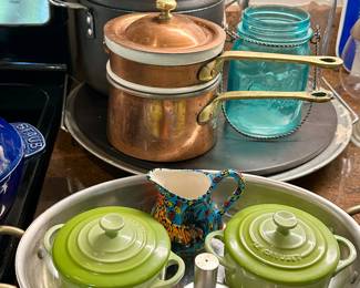 Le Creuset and other kitchen items