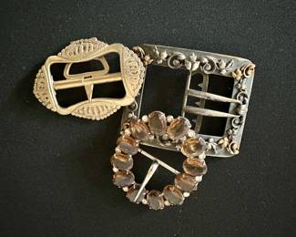 Vintage belt buckles