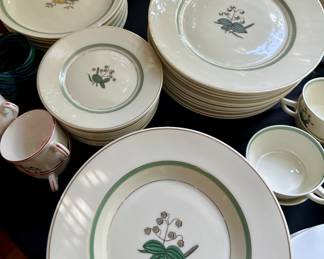 Royal Copenhagen china "Quaking Grass" pattern