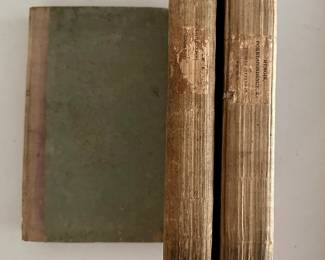Writings of Thomas Jefferson; 1829. Vols 1-3 (of 4). Engraved portrait and fold out Declaration of Independence missing.