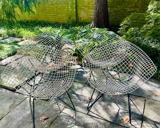 Bertoia "Diamond" chairs