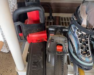 Trimmer and chainsaw