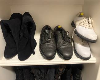 Ladies boots
Men's golf shoes