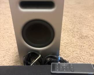 Vizio sound bar, speaker set, & subwoofer 