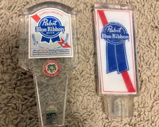 Tap handles Pabst Blue Ribbon 
