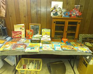 Old kids books and toys