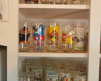 Vintage cartoon and Norman Rockwell glasses