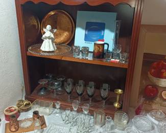 more glassware.