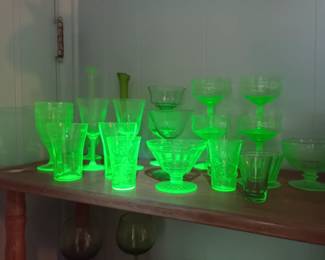 Glowing glassware!