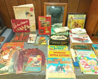 Model cars and books