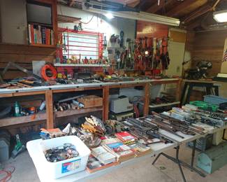 Half the garage