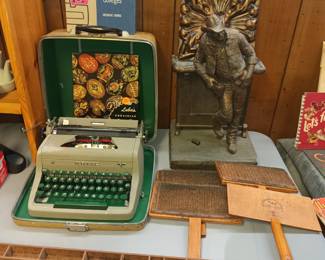 Typewriter and a cowboy to write about