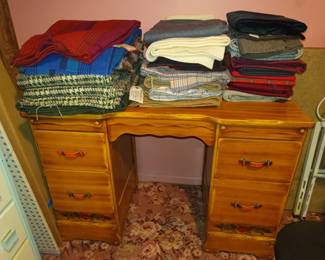 Vintage wool fabric