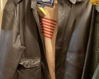 Leather Air Force jacket