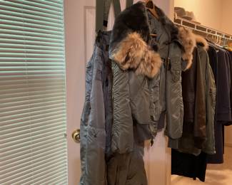 Air Force insulated flight suit with jacket
