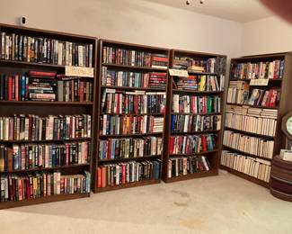 HUGE selection of books and bookshelves