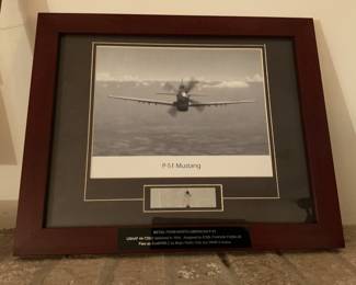 P51 Mustang print