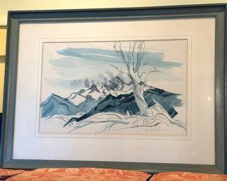 1948 Ted Rand Original Watercolor