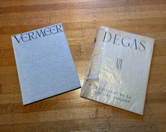 Set Of Reproduction Degas Prints And Vermeer Art Book 