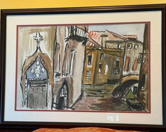 1949 Mina Jorgenson Watercolor.
