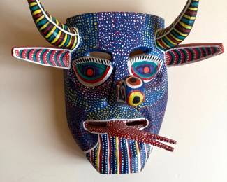 Mexican Folk Art Tribal Mask