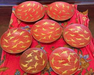 Japanese Lacquer Plates