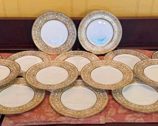 Royal Doulton Gold Embellished Plates