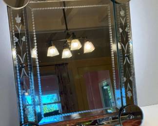 Art Deco Regency Style Mirror