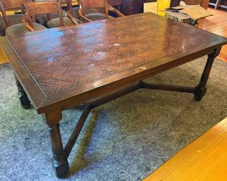 Parquet Style Dining Room Table 