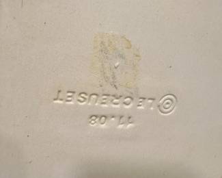 Le Creuset casserole dish