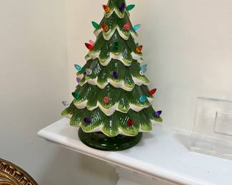 light ceramic Christmas tree
