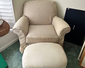Chair and ottoman