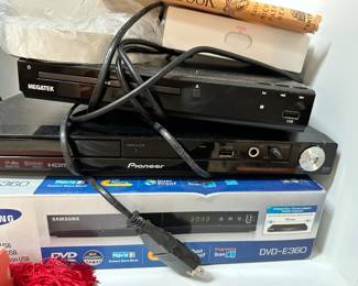 New Samsung DVD player and other electronics