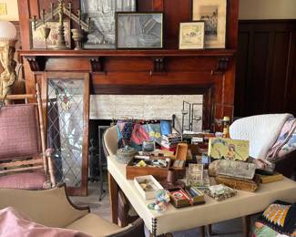Card and match collections
Fireplace items!
Quilts!