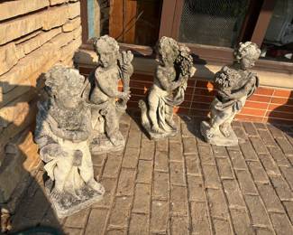 The 4 Seasons statues, sold as a set only