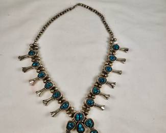 Squash, blossom necklace