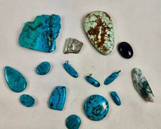 Turquoise stones
