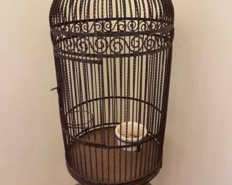 
Antique birdcage