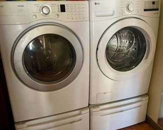 Front load washer and dryer 