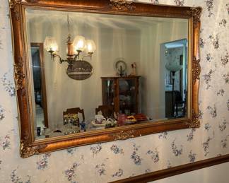 Nice beveled mirror 1950s