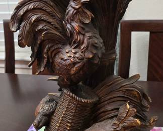 Large Chicken Figurine