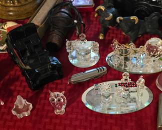 Crystal Figurines - Avon Bottles