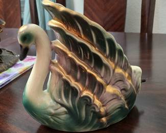 Midcentury Swan Lamp