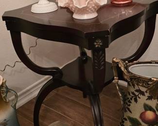 Antique Mahogany Side Table - We have 2