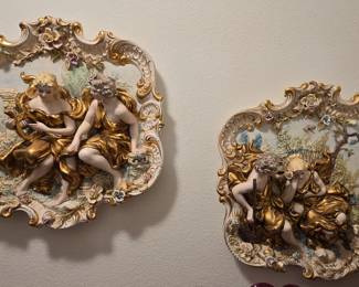 Antique Porcelain Wall Decor