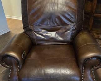 Brown Leather Recliner