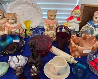Northwood Carnival Glass - Cookie Jars