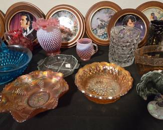 Carnival Glass-Fosteria - Collectors Plates